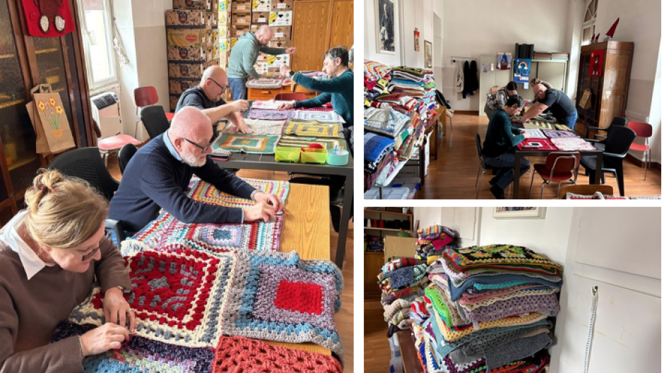 Coperte colorate contro la violenza sulle donne. Viva Vittoria, adesioni record